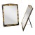 English Vanity Mirrors With Chinoiserie Black Lacquered Frames - Two Available For Sale