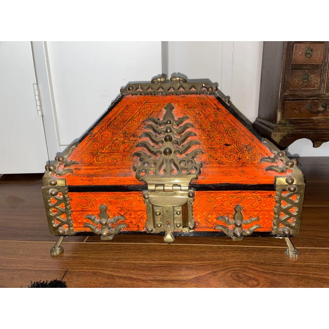 Early 20th Century Dowry Chest/ Malabar Box From Kerala, India For Sale - Image 11 of 11