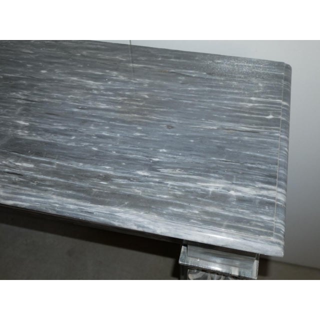 Frame Fireplace in Gray Marble from Befos For Sale - Image 6 of 16