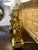 Pair of Mid-Century Italian Gilt Botanical Candelabra Lamps For Sale - Image 4 of 12