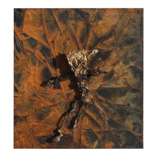 Abstract Metal Relief by Navid Ghedami For Sale