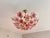 Vintage Murano Glass Floral Chandelier – Rare Deep Pink Flowers, Flush Mount For Sale - Image 14 of 18