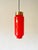 Mid-Century Modern Red Pendant Light attributed to Vetreria Vistosi Murano, 1960s For Sale - Image 15 of 15