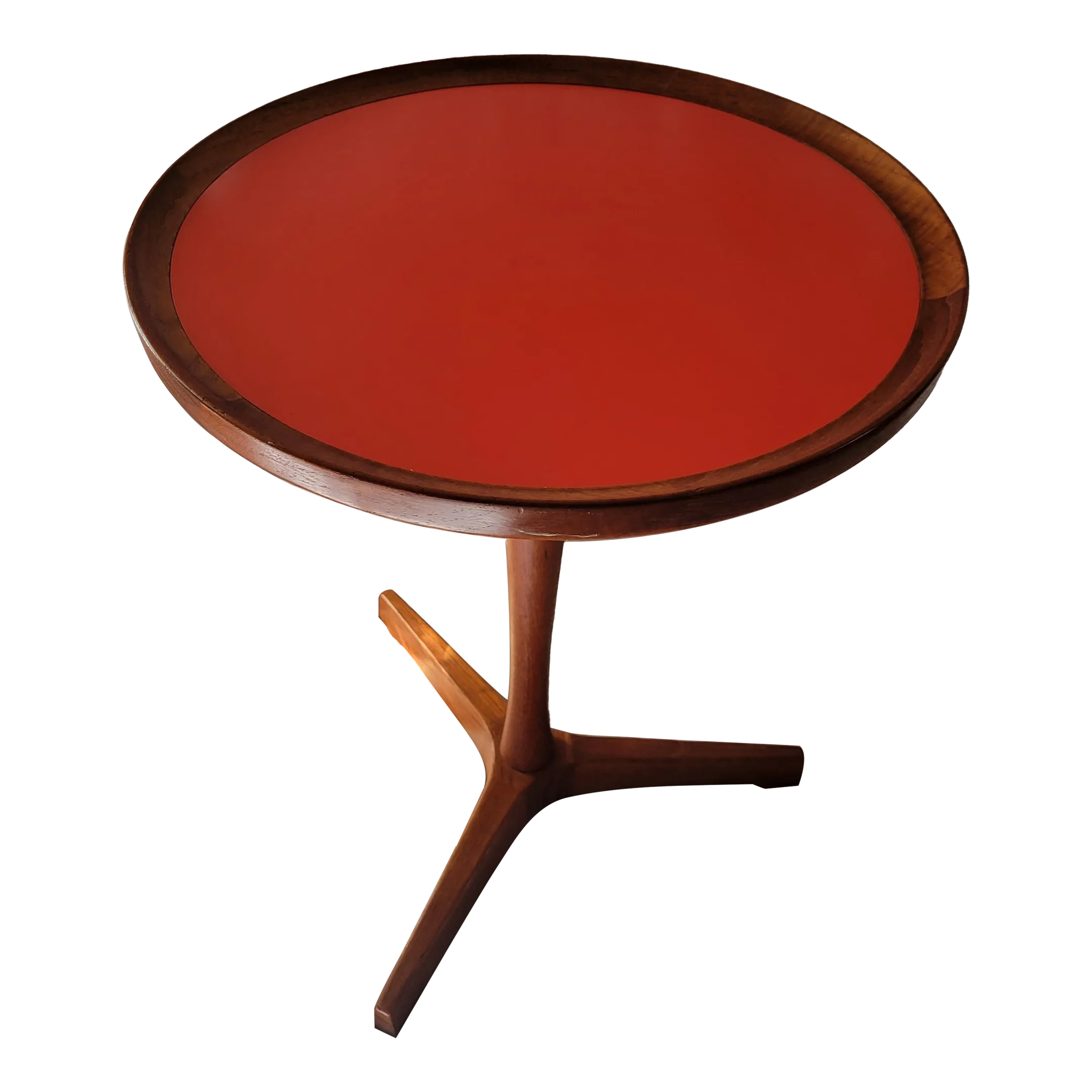 Hans.Ｃ.Anderse＆ girl・２３cm◇ Copen◇ 1960s Danish Modern Hans C Andersen Teak Side Table | Chairish