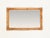 Wonderful Mid-Century organic rectangular mirror with a double frame in bamboo and rattan. This stunning French...