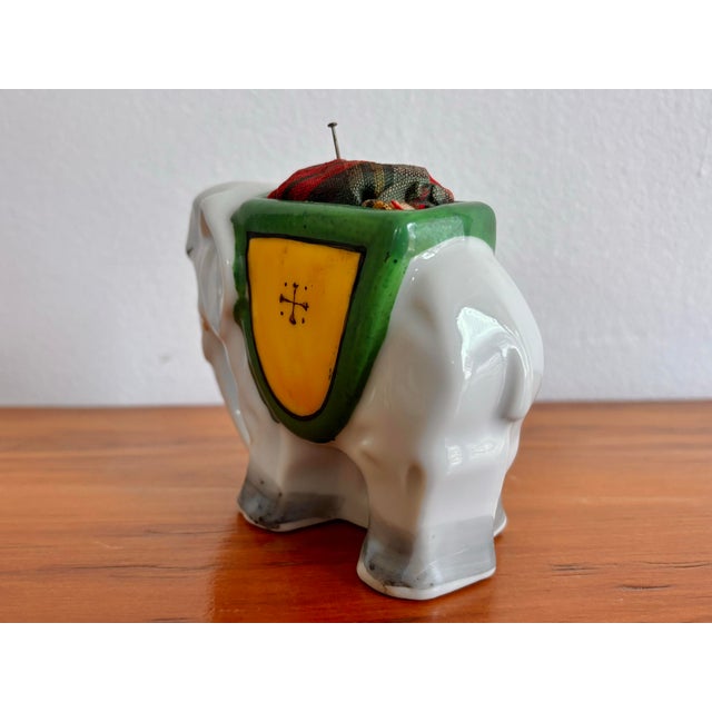 Antique Circus Elephant Pin Cushion For Sale - Image 6 of 9