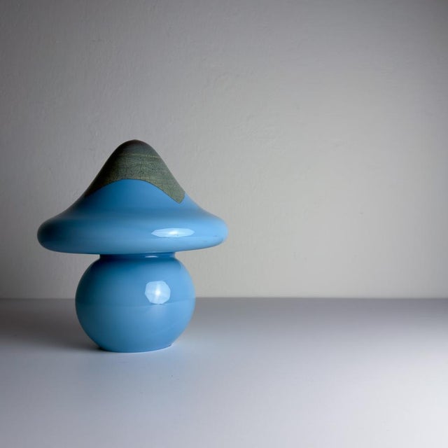 Murano Glass Mushroom Table Lamp, Italy, 1970s For Sale - Image 11 of 18