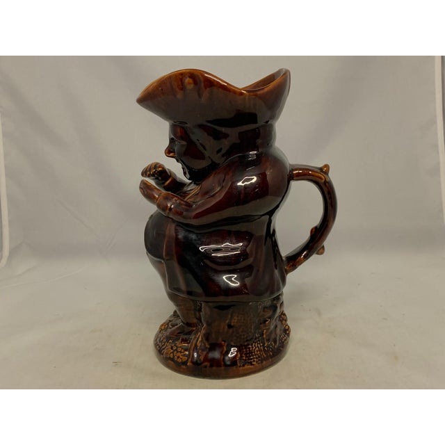 Antique Rockingham Glazed Toby Jug - Snuff Taker Figurine For Sale - Image 6 of 10