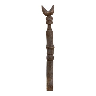 Antique 75" Tall Lobi Guardian Post For Sale