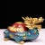 This striking sculpture depicts a dragon-turtle (Longgui), a traditional symbol of longevity, stability, and wealth. The...