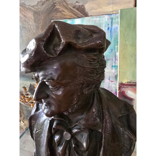 Antique Bronze Sculpture Classical R Wagner For Sale - Image 10 of 13