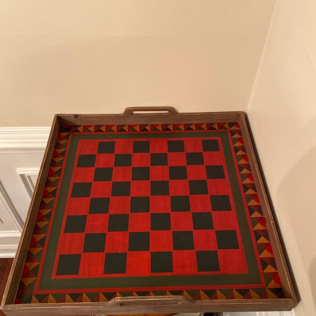 Early 20th Century Late 20th Century Maitland-Smith Style Decorative Game Board Tray For Sale - Image 5 of 5