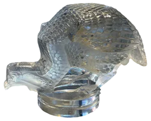 Guinea Fowl Sculpture by Rene Lalique