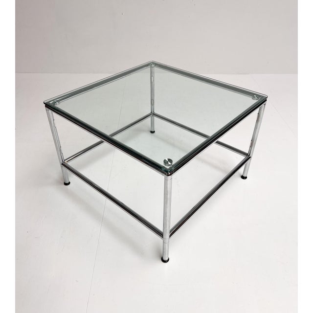 Square Glass Coffee Table, 1990s For Sale - Image 14 of 14