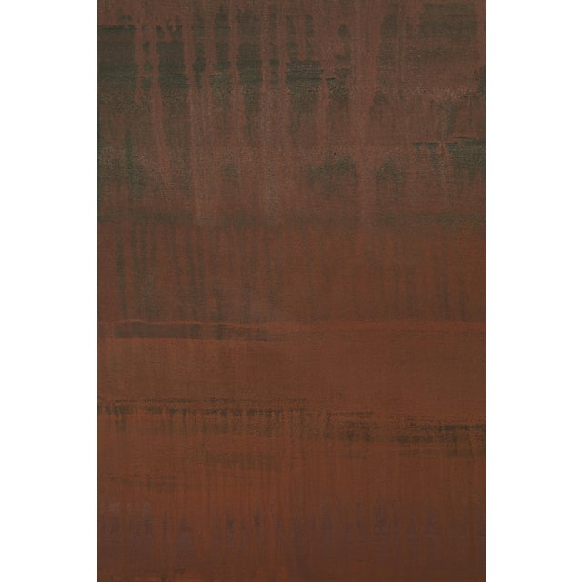 "Volcanic Monochrome 2" - Large Abstract Acrylic Painting by Simon Findlay For Sale - Image 18 of 18