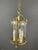 20th Century Louis XVI Style Lantern in Bronze and Glass For Sale - Image 3 of 8