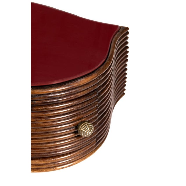 1930s Art Deco Bedside Tables by Osvaldo Borsani for ABV, 1930s, Set of 2 For Sale - Image 5 of 8