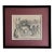Millard Sheets (1907-1989) Original Pencil Sketch Camels and Figures, Framed For Sale