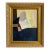 "Cold Plunge" 2026 Original Mixed Media by Jessalin Beutler With Vintage Frame For Sale