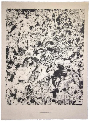 Jean Dubuffet - Life Burning Soil - Original Lithograph - 1959