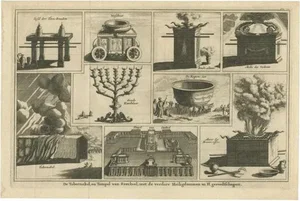 F. Halma, Sacred Vessels Tabernacle and Temple of Ezekiel, 1717, Paper