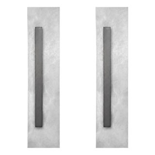 Isabelle Stanislaas Candlelight No.1 Alabaster & Brass From Eteline, a Pair For Sale