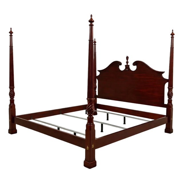 Henkel Harris King Size Model 172 Mahogany Poster Bed For Sale