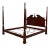 Henkel Harris King Size Model 172 Mahogany Poster Bed For Sale
