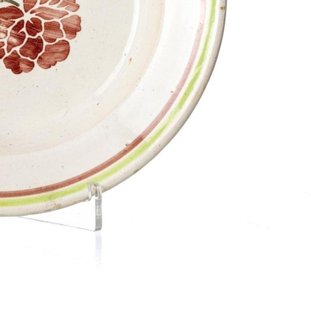 Mid-20th Century Talking Plate in Earthenware For Sale - Image 5 of 6