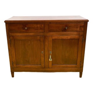 Vintage Italian Wooden Credenza For Sale