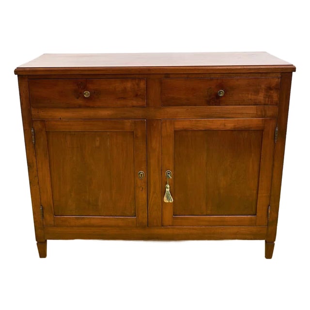 Vintage Italian Wooden Credenza For Sale