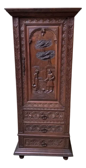 Antique Breton Cabinet, 1880