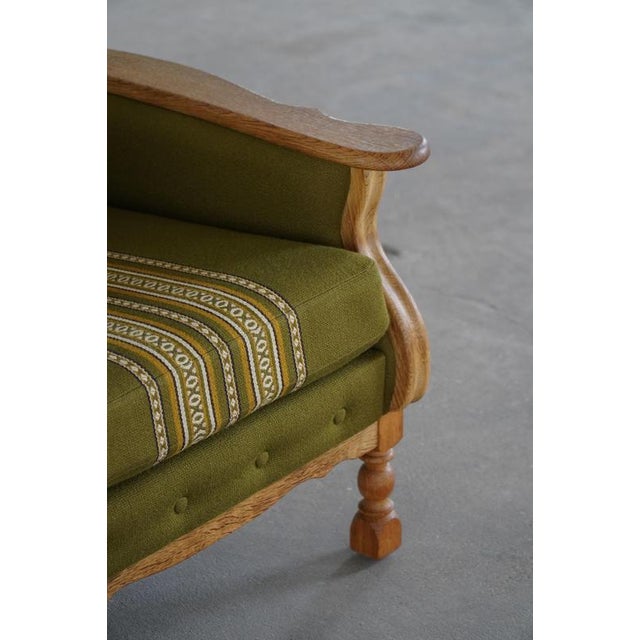 Mid-Century Modern Danish Oak Lounge Chairs by Henning Kjærnulf, 1960s, Set of 2 For Sale - Image 18 of 18