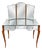 Vintage Art Deco Venetian Glass Dressing Table with Chic Mirror, 1950s For Sale