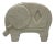 Midcentury Modern Textured Plaster Elephant Sculpture For Sale