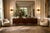 A monumental rosewood credenza designed by Giuseppe Scapinelli in Brazil during the 1950s, reflecting the architecturally...