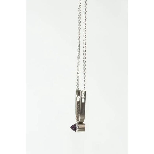 1950s Modernist Silver Pendant from Elis Kauppi, 1959 For Sale - Image 5 of 8