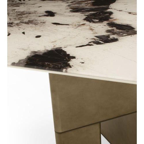 Tetris Patagonia Glass and Bronze Dining Table by Morica Design For Sale - Image 6 of 8