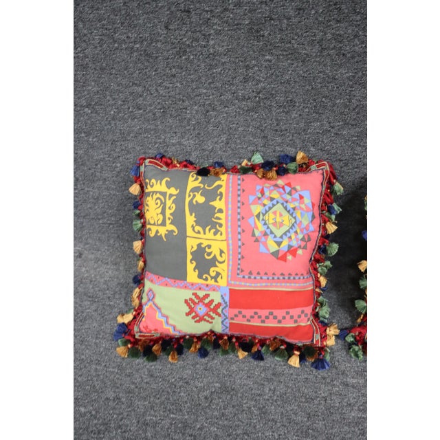 Early 21st Century Southwestern Style Accent Pillows/Pair For Sale - Image 5 of 6