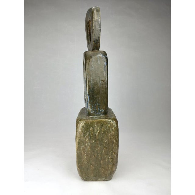 Ceramic Abstract Sculpture, 1970s For Sale - Image 6 of 16