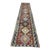 1970s Southwestern Style Hand Knotted Red Oushak Kilim Runner Rug 2.6 X 13.4 Ft For Sale