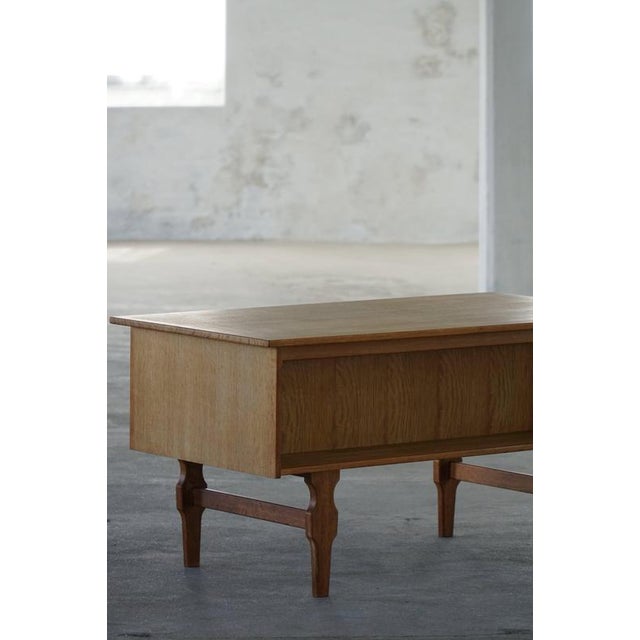 Danish Freestanding Desk in Oak by Henning Kjærnulf, 1950s For Sale - Image 13 of 15