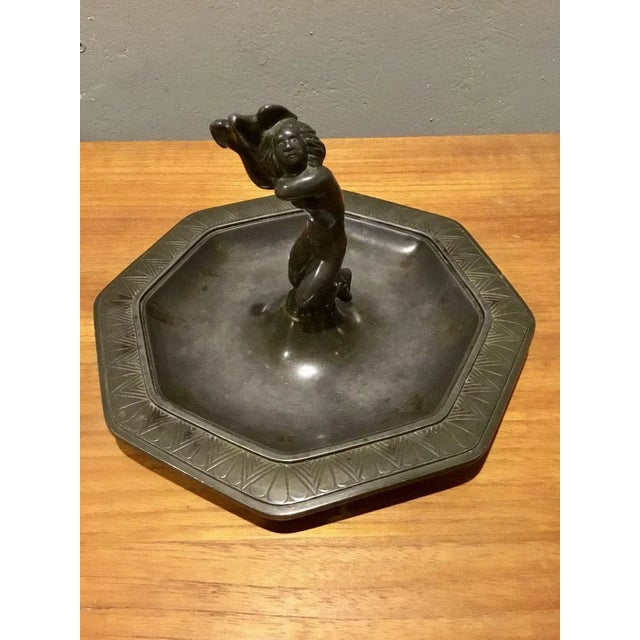 1940s Vintage Pewter Dish by Just Andersen, Denmark, 1930s For Sale - Image 5 of 5