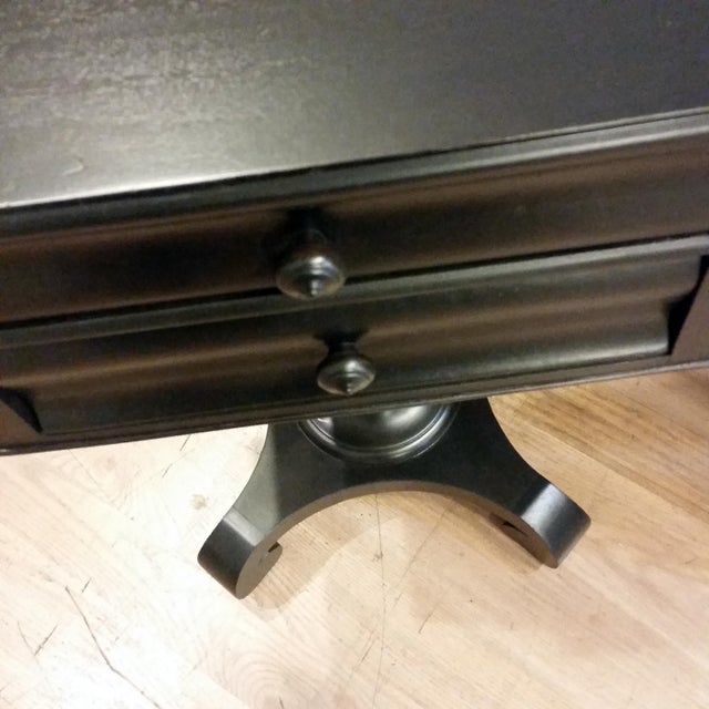 Black Pedestal Nightstand Chairish