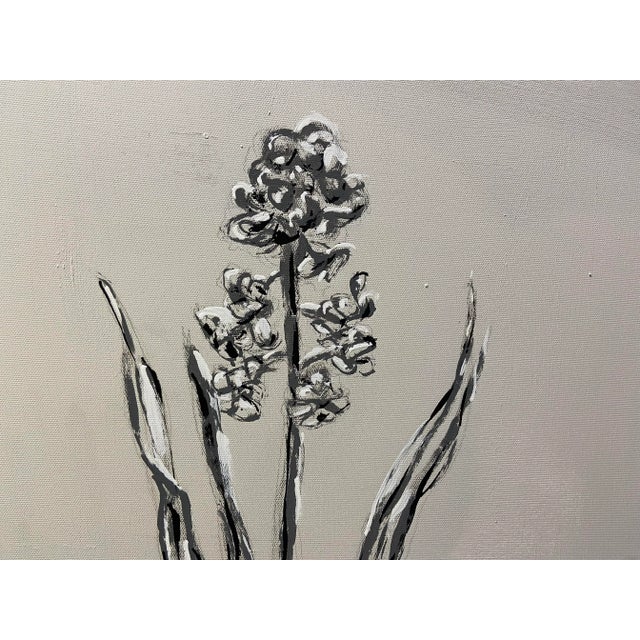 Boho Chic Original Chinoiserie Botanical Painting For Sale - Image 3 of 6