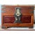 Wood Late 20th Century Chinese Burl Wood Jewelry Chest Ornate Brass Hardware Green Silk Lining 9x14x10 For Sale - Image 7 of 11
