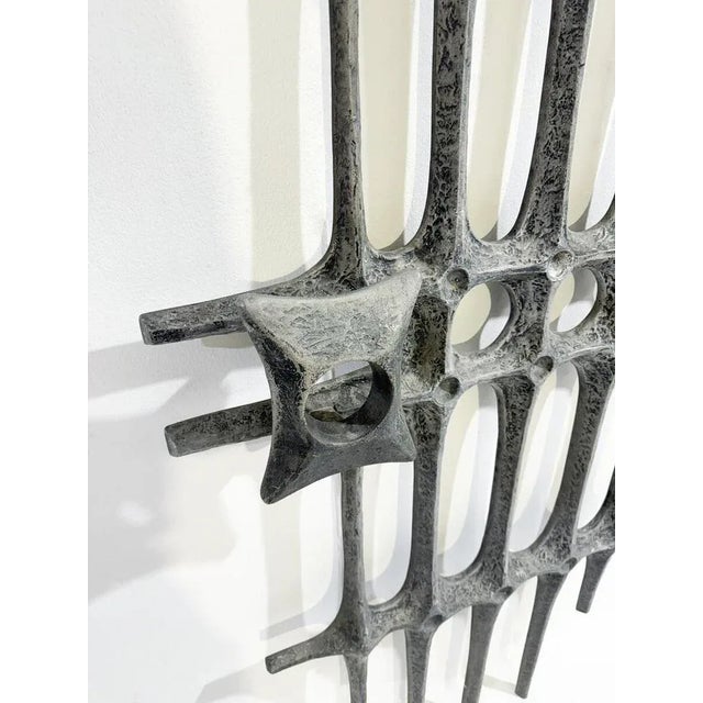 Mid-Century Modern Wrought Iron Wall Decoration, 1960s.