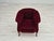Wood Danish Lounge Chair in Velour & Beech, 1950s For Sale - Image 7 of 18