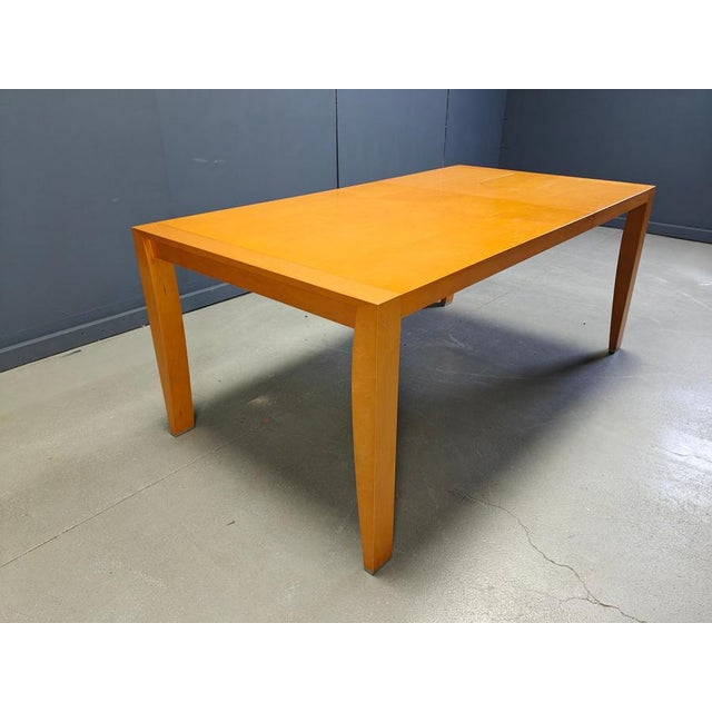 Extendable Dining Table attributed to Chi Wing Lo for Giorgetti, Italy, 1990 For Sale - Image 10 of 17