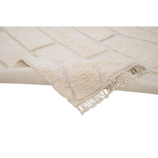 Contemporary Hand-Knotted Wool Rug by Azele Studio For Sale - Image 3 of 10